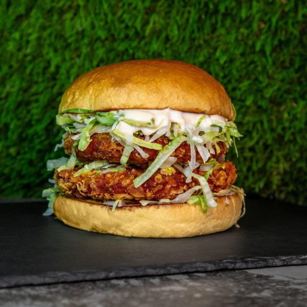 Dupla Smash Chicken Deluxe Burger