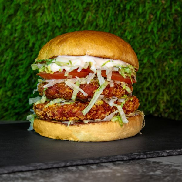 Dupla Smash Chicken Deluxe Fresh Burger