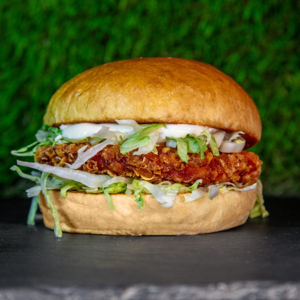 Smash Chicken Deluxe Burger