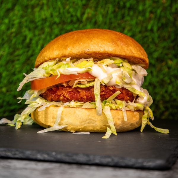 Smash Chicken Fresh Deluxe Burger